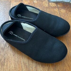 Mahabis Classic Wool Slippers black